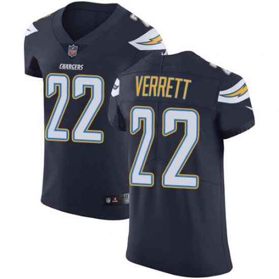 Nike Chargers #22 Jason Verrett Navy Blue Team Color Mens Stitched NFL Vapor Untouchable Elite Jersey